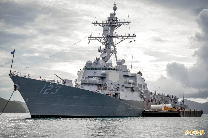 美國海軍將主導下一代DDG（X）驅逐艦設計，並目標在2030年代投入使用，以取代現役的「伯克級」驅逐艦（如圖）。（資料照／記者劉宇捷攝）