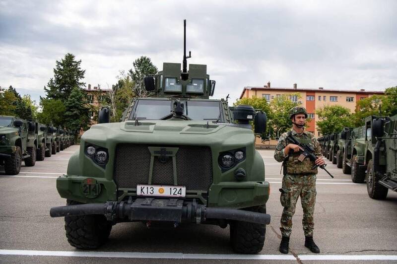 北馬其頓陸軍的JLTV主要搭載一挺M2A1 .50重機槍，而該國預計採購88輛同型車。（北馬其頓國防部官網）