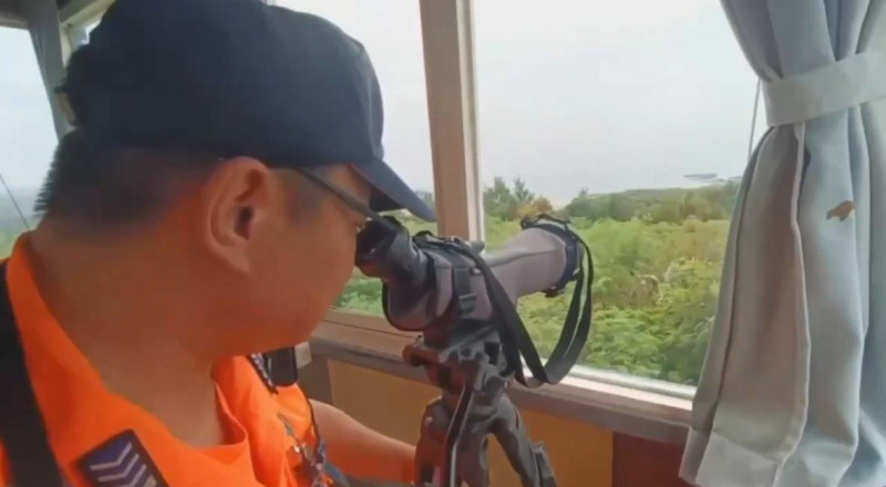 海巡署金馬澎分署第12巡防區除嚴密監控金門及馬祖海域狀況。（金門岸巡隊提供）