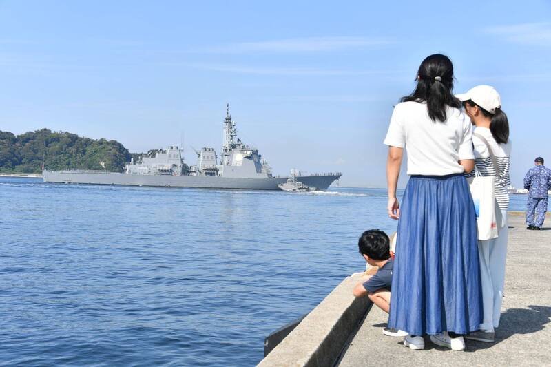 日本海自「鳥海號」護衛艦自本月起至明年9月止，會在美西的聖地牙哥接受改裝及實彈射擊，完成整合工程的全數驗收後，才會返國投入戰備。（日本海上自衛隊官方X帳號）