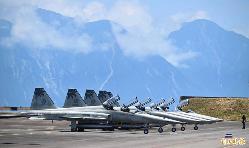 空軍F-5E戰機與RF-5E今年7月功成身退。（資料照）