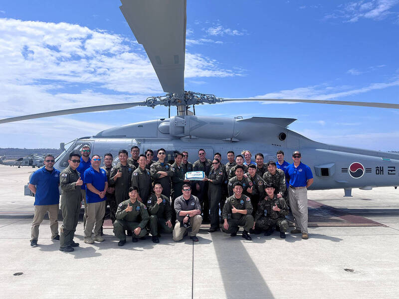 南韓去年就已接收首架MH-60R「海鷹」反潛直升機，不只提升該國海軍的反水面艦與反潛戰力，也有望強化其與美軍的作業互通性。（取自美國國防合約管理局網站）