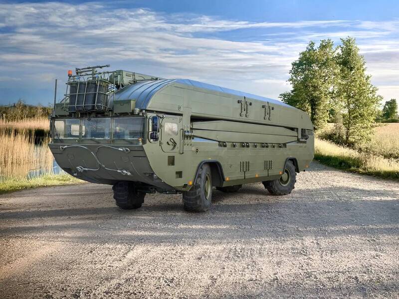 挪威本月初宣布跟進丹麥、瑞典，採購新一批M3浮門橋車，成為第6個採用同系統的北約盟國。（通用動力歐洲陸地系統公司官網）