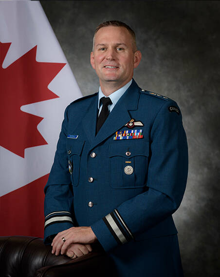 加拿大空軍少將麥肯納。（取自加拿大空軍網站）
