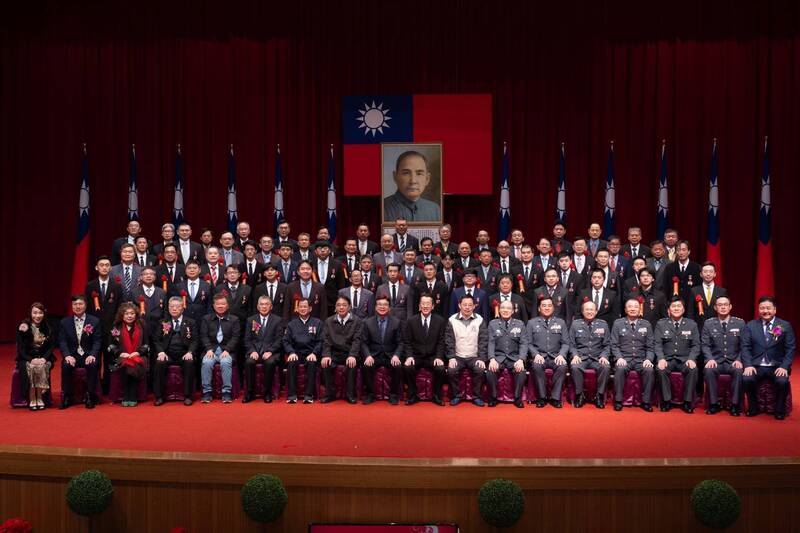 國防部長顧立雄主持新北市「115年後備軍人晉任暨幹部表揚典禮」。（國防部提供）
