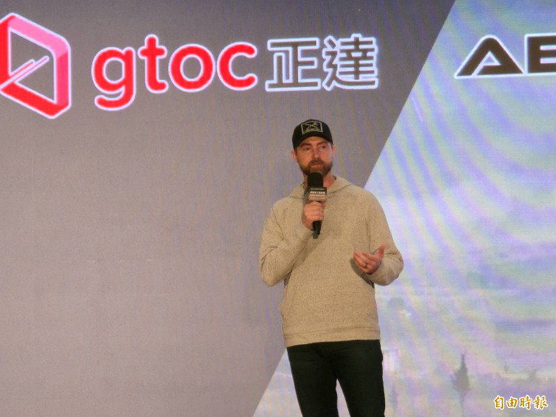 美國軍工獨角獸Firestorm Labs技術長繆斯讚台灣人具革命及創業家精神。（記者方瑋立攝）