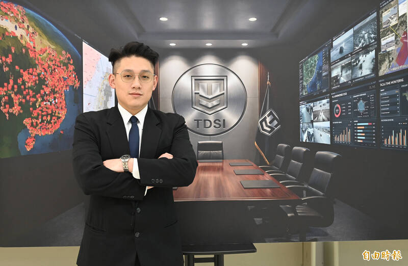 「台灣國防研究倡議」共同創辦人馮艾立。（記者田裕華攝）