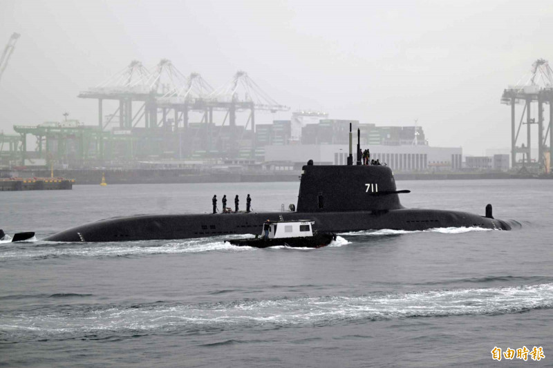 海鯤號第4次潛航測試。（記者李惠洲攝）