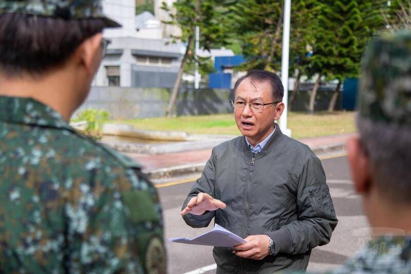 國防部政辦室簡任副主任沈威志進行總結。（圖：軍聞社提供）