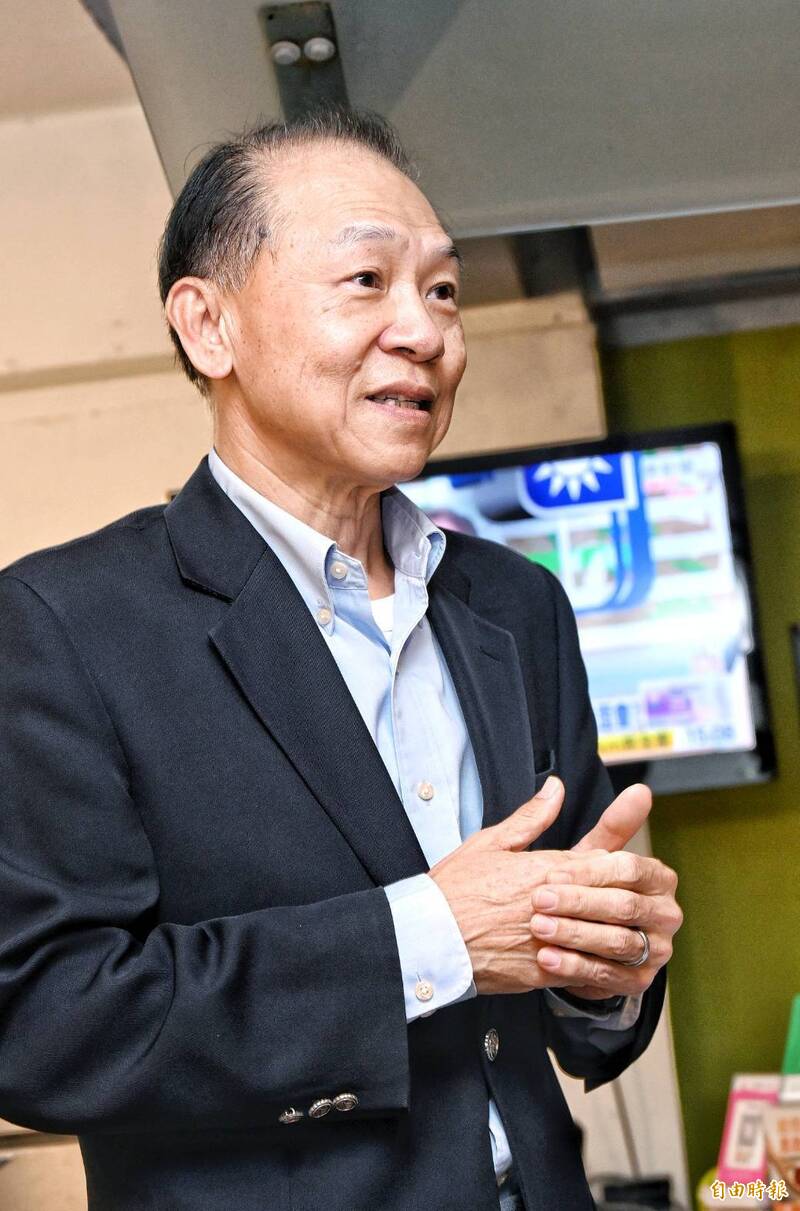 台北政經學院基金會和平與安全中心計畫主持人閻鐵麟。（記者方賓照攝）