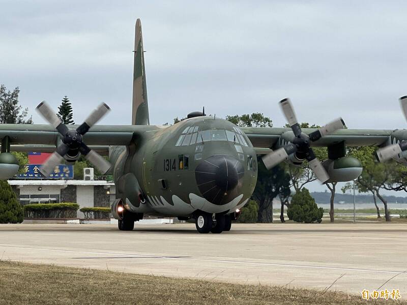 圖為國軍C-130H運輸機。（資料照）