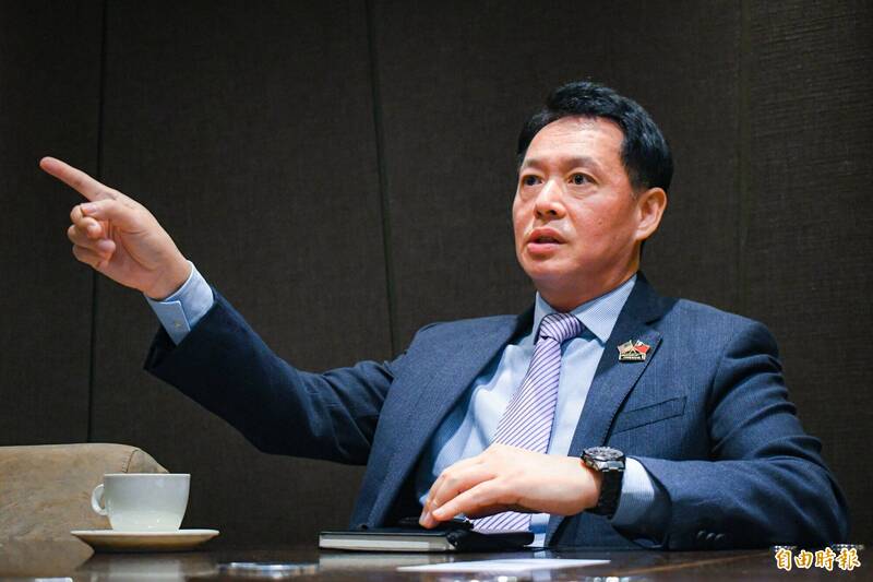 圖為美國諾斯羅普˙格魯曼台灣區執行長-黃思勳。（資料照）