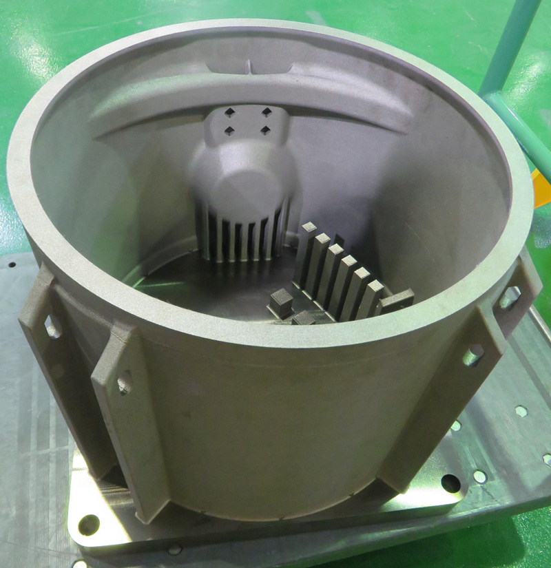 圖為直徑大於35公分的中大型積層工件。（中科院提供）