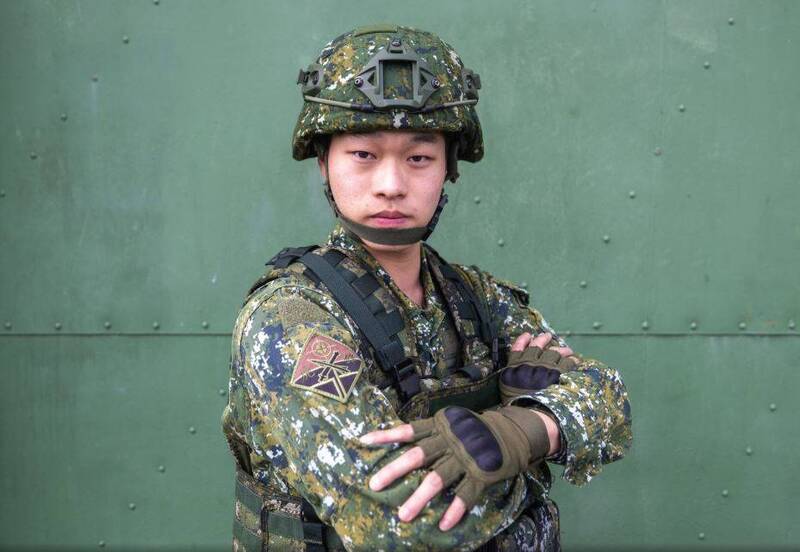 58砲指部多管飛彈連駕駛士張瀚升下士。（圖：取自青年日報）