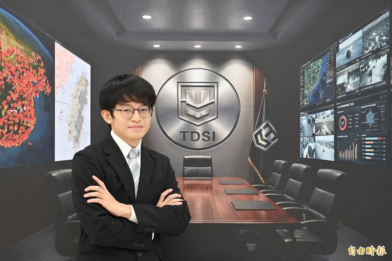 台灣國防研究倡議共同創辦人溫約瑟。（記者田裕華攝）