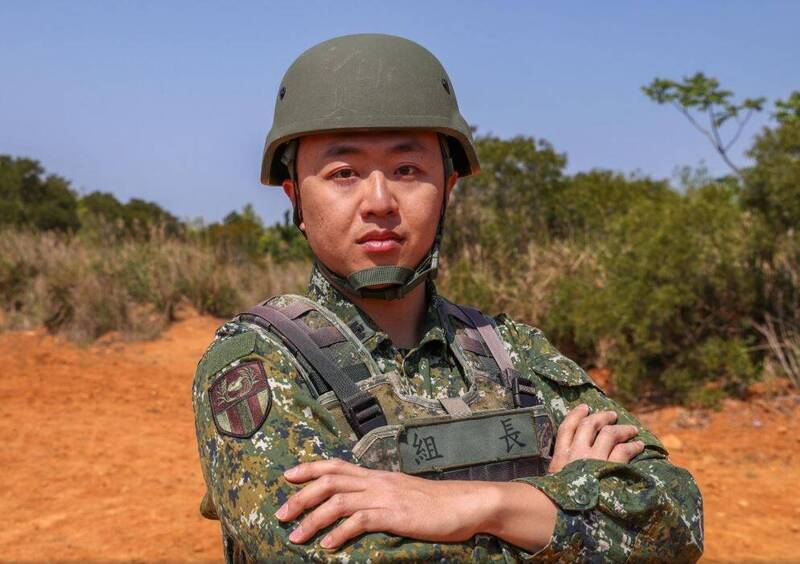 徐子晏上士。（圖：取自軍媒青年日報）