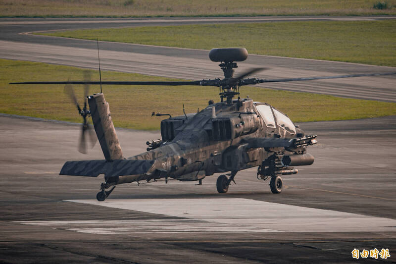 「猛虎」彩繪阿帕契直升機曝光  週末台中逢甲大學公開亮相