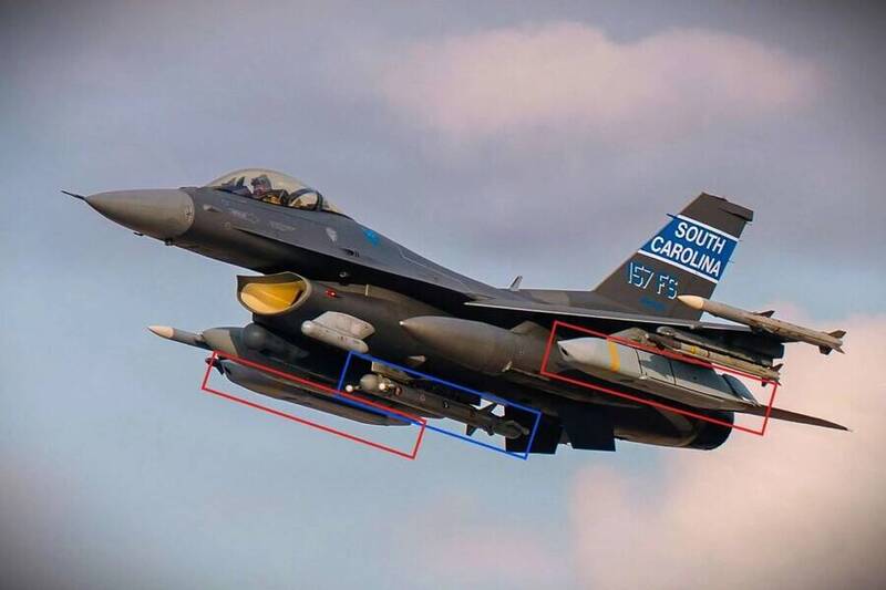 美軍F-16新掛載曝光 具遠距打擊、電戰干擾與自我護航能力