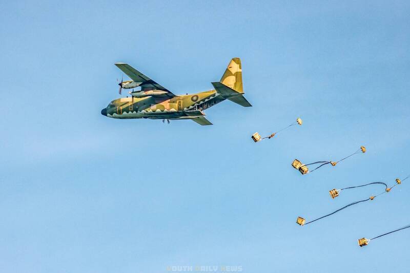 C-130運輸機下週起全台空投演練  模擬作戰支援及重大天災物資運補