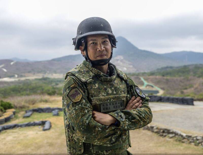 4支部旗山彈藥分庫未爆彈處理組副組長馬育豪士官長。（圖：取自軍媒青年日報）