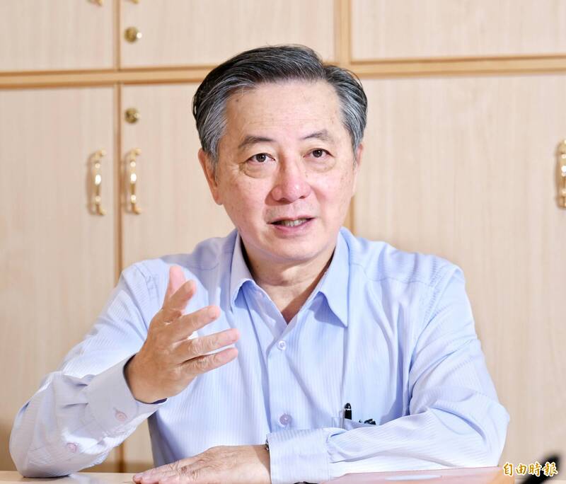 前美國國防部官員胡振東接受《自由時報》專訪。（記者方賓照攝）