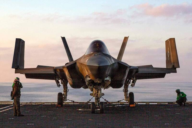 以色列空軍的F-35I匿蹤戰機。（法新社檔案照）