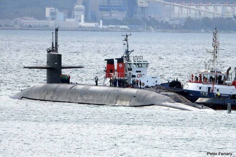 25年僅3次出現 美軍俄亥俄級核潛艦現身直布羅陀