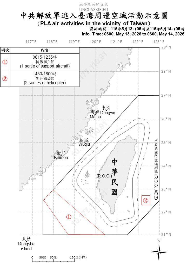 川習會登場 中共9機艦昨擾台