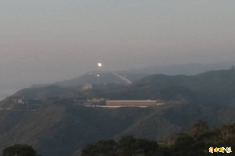 九鵬基地雄三飛彈「破曉出擊」。（記者蔡宗憲攝）