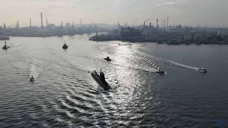 海鯤號進入關鍵海測階段。（台船提供）