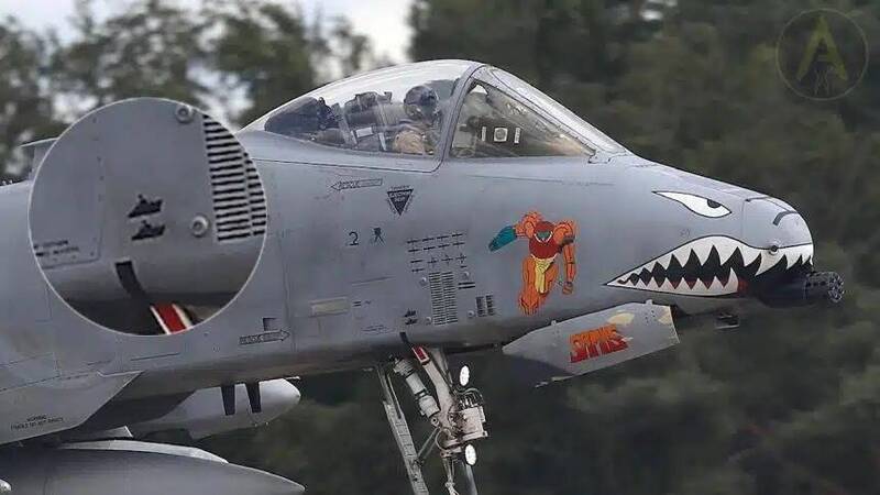 任天堂彩繪A-10返美 機身赫見擊沉伊朗船艦標記