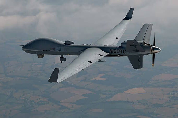 空軍首批2架MQ9-B無人機到貨了! 未來扛起高空、長程監偵任務