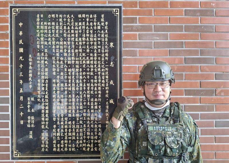 第四度自願參加教召 退役少校許碩儒:每位國民共同承擔的使命