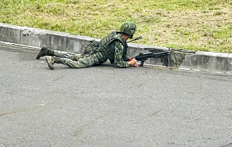 漢光42號》漢光演習南投登場 街頭操練勾起民眾軍人魂