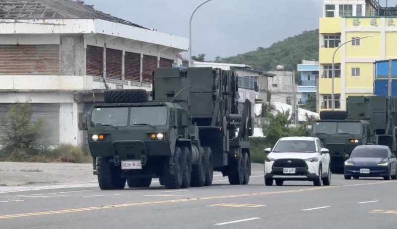 愛國者飛彈車軍演結束 穿梭台11線保護東海岸