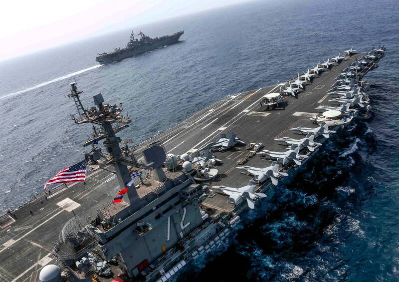 林肯號航艦長駐中東師老兵疲？ 美代理海軍部長：很累但未被擊垮