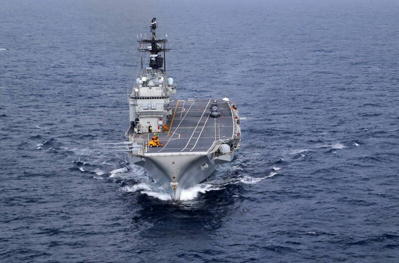 印尼向義大利買的首艘航艦啟程返國 9月底成軍、可搭配無人機作戰