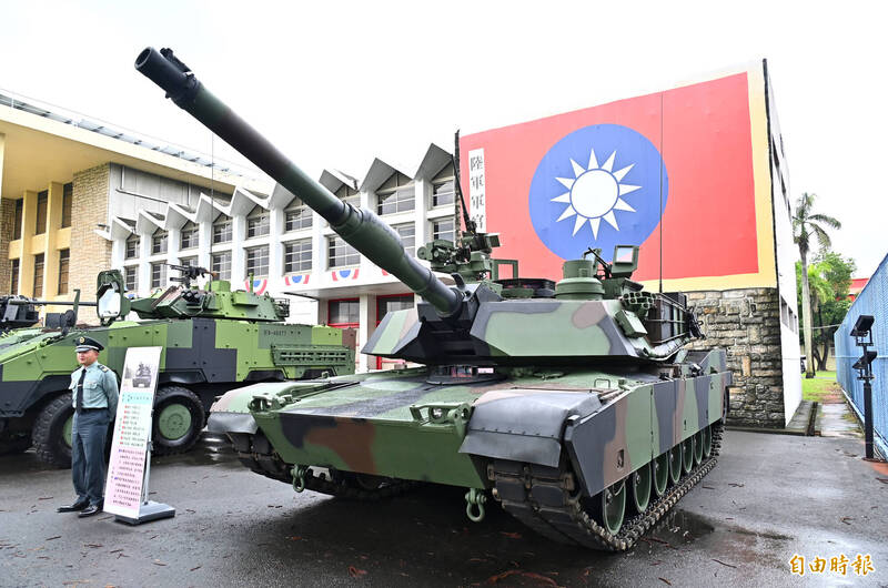 陸軍108輛M1A2T戰車的砲彈產線，可望由軍備局建立。（資料照）