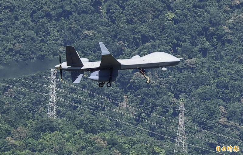獨家》空軍MQ-9B無人機來了!首度在台灣升空 高空監偵能量大提升