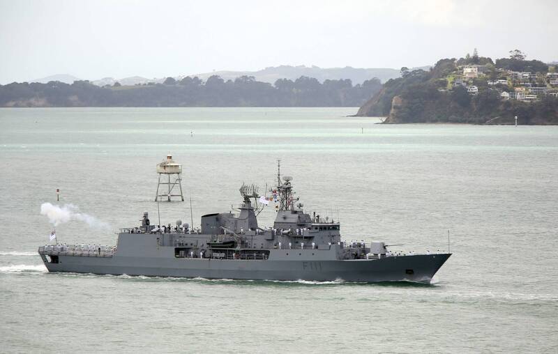 紐國走台海雙艦身分揭密 主力巡防艦搭最大軍艦可執行遠洋任務