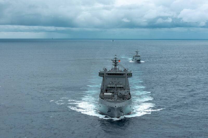 傳紐西蘭海軍「奧特亞羅瓦號」一年第3度通過台海 國防部回應了
