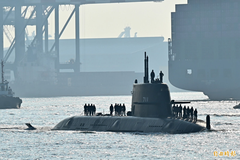 軍事專家說，海鯤艦製造期程跟世界各國相較已經算快了。（記者李惠洲攝）