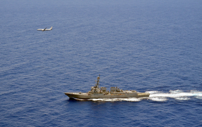 中國2天軍演後  美軍P-8A海神式巡邏機飛越台海