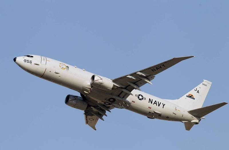 美軍P-8A巡邏機飛越台海 共軍氣噗噗：組織戰機跟監警戒
