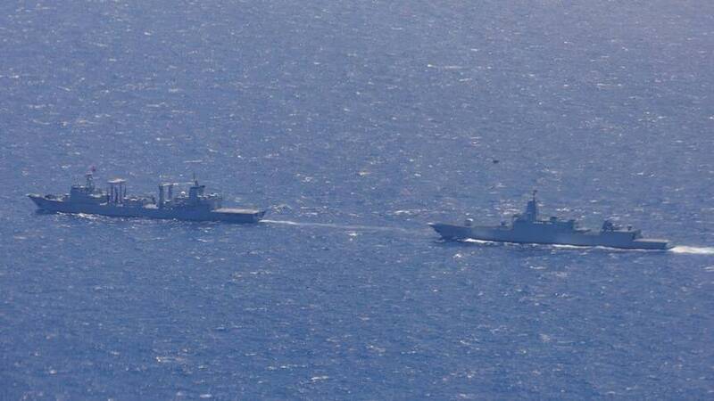 中國艦隊紐澳間海域開火 澳洲軍方40分鐘才獲轉報