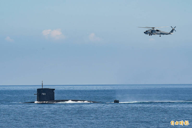 中共潛艦休想躲在西南海域 國軍28架次P-3C、S-70C月底起練反潛戰