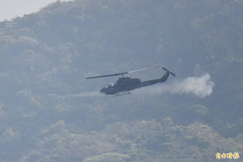 國軍空武射擊第二天 眼鏡蛇直升機戰力強悍
