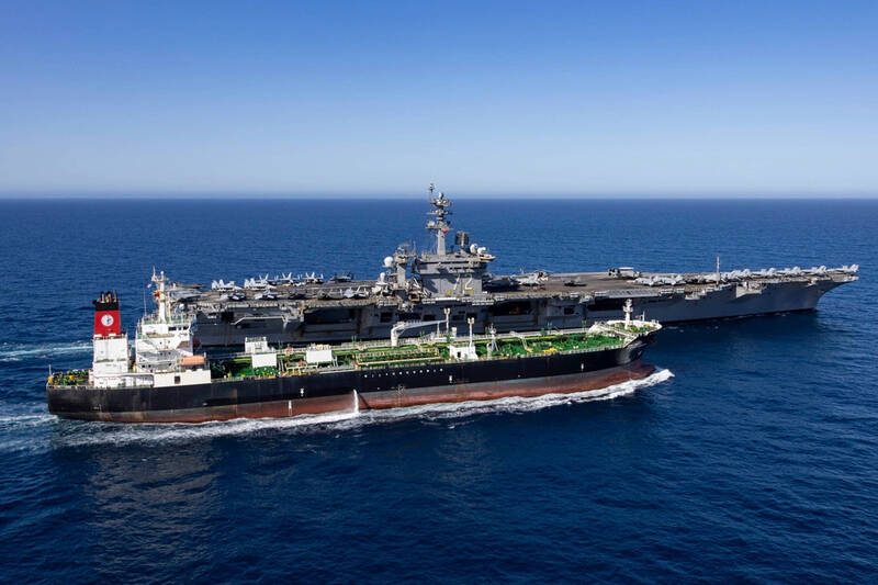 美日澳「堅決力量」軍演連動漢光 林肯號航艦緊急加油赴太平洋