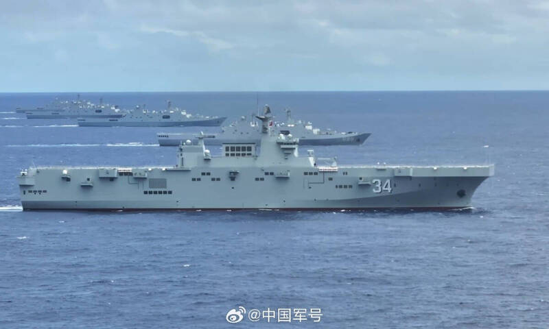 中第四艘075型兩棲攻擊艦「湖北艦」服役 專家稱為「領土完整」而造
