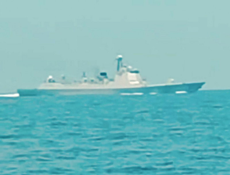 中國軍艦現身台灣海峽中線以東 澎湖漁民全都錄